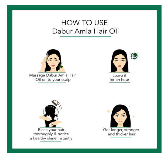 Dabur Amla Hair Oil - For Strong, Long & Thick Hair, 180 ml